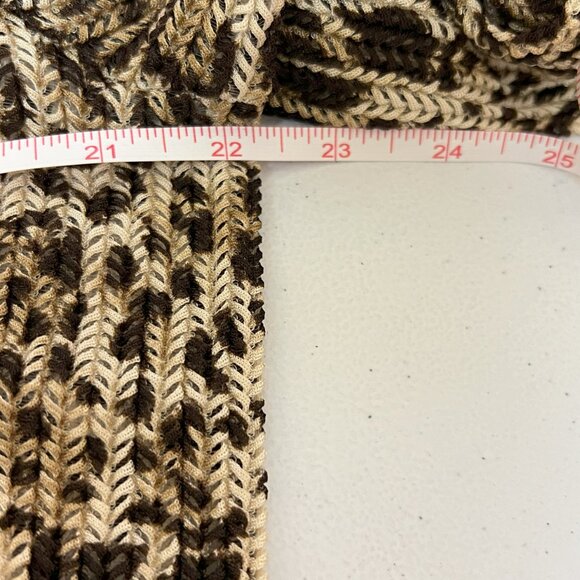 #120 Chico's Travelers Leopard Patterned Jacket Sweater Size 3 - Picture 3 of 5